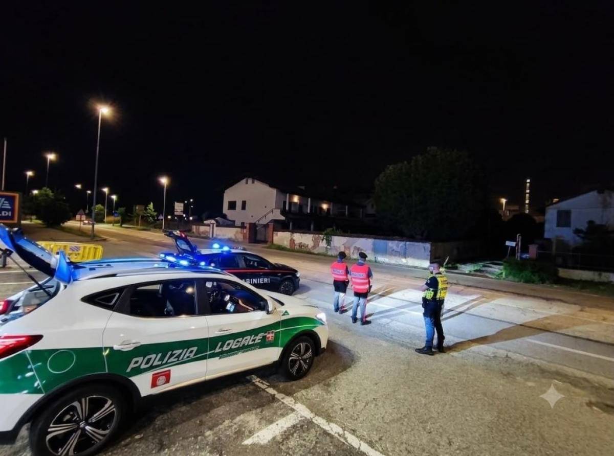 Borgaro, la sicurezza non va in vacanza: controlli notturni contro l’alcol al volante
